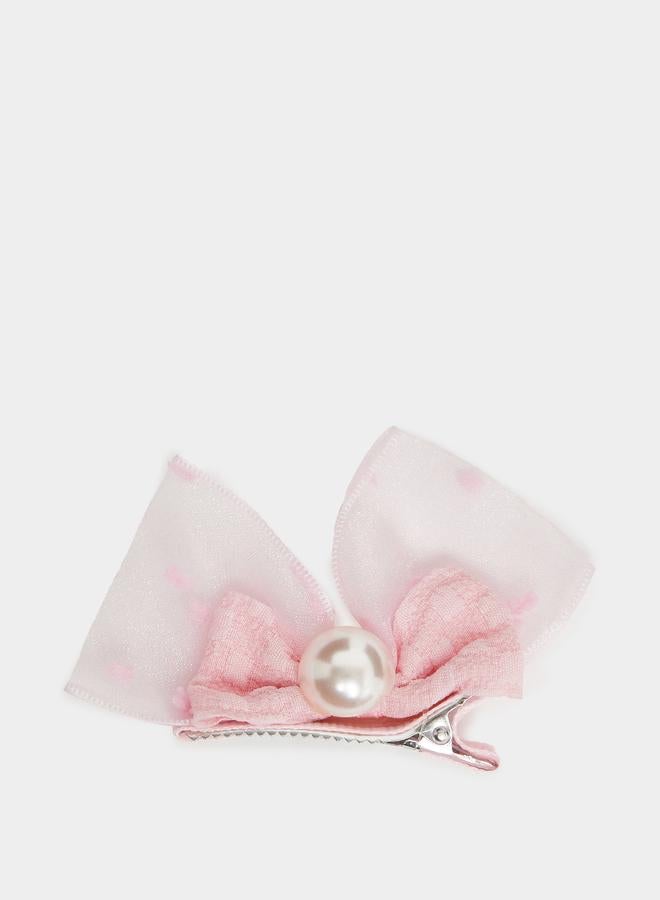 Styli Pack of 2 - Girls Bow Hair Clips - Image 2
